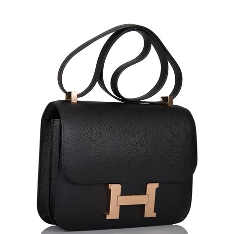 hermes constance 24 black epsom rose gold|Hermes constance 24 brown.